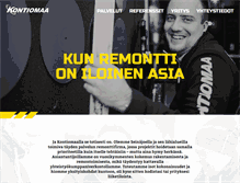 Tablet Screenshot of kontiomaa.com